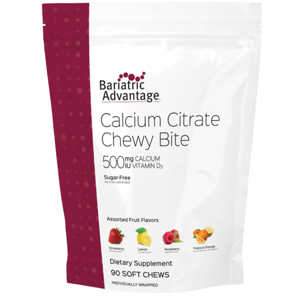 Bariatric Advantage - Calcium Citrate Chewy 500mg Assorted Fruit Flavors