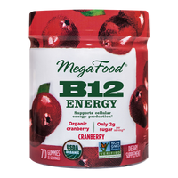 MegaFood - B12 Energy Gummies, Cranberry