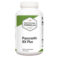 Professional Formulas - Pancreatin 8X Plus 120 capsules