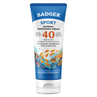 Badger SPF 40 Sport Mineral Sunscreen Cream