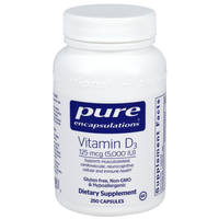 Pure Encapsulations - Vitamin D3 125mcg (5,000IU) 250 capsules