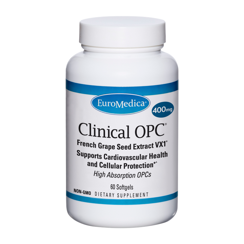 EuroMedica - Clinical OPC® - 400mg French Grape Seed Extract VX1®