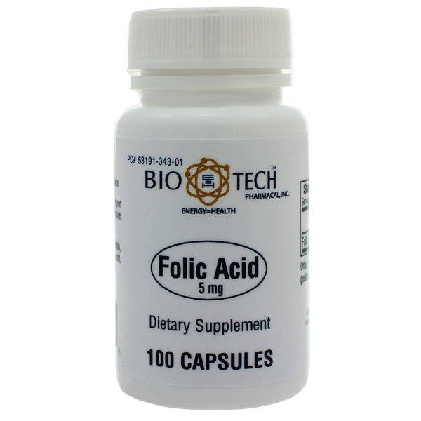 Bio-Tech Pharmacal - Folic Acid 5mg