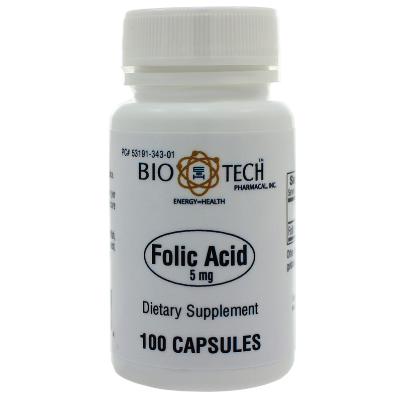 Bio-Tech Pharmacal - Folic Acid 5mg