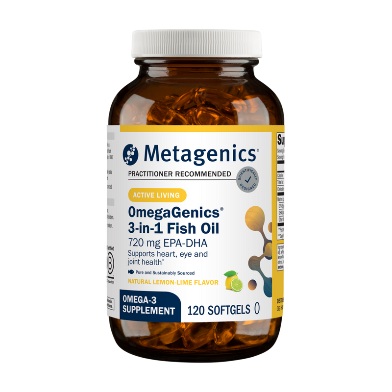 Metagenics - OmegaGenics® EPA-DHA 720 Fish Oil 120 Softgel Capsules