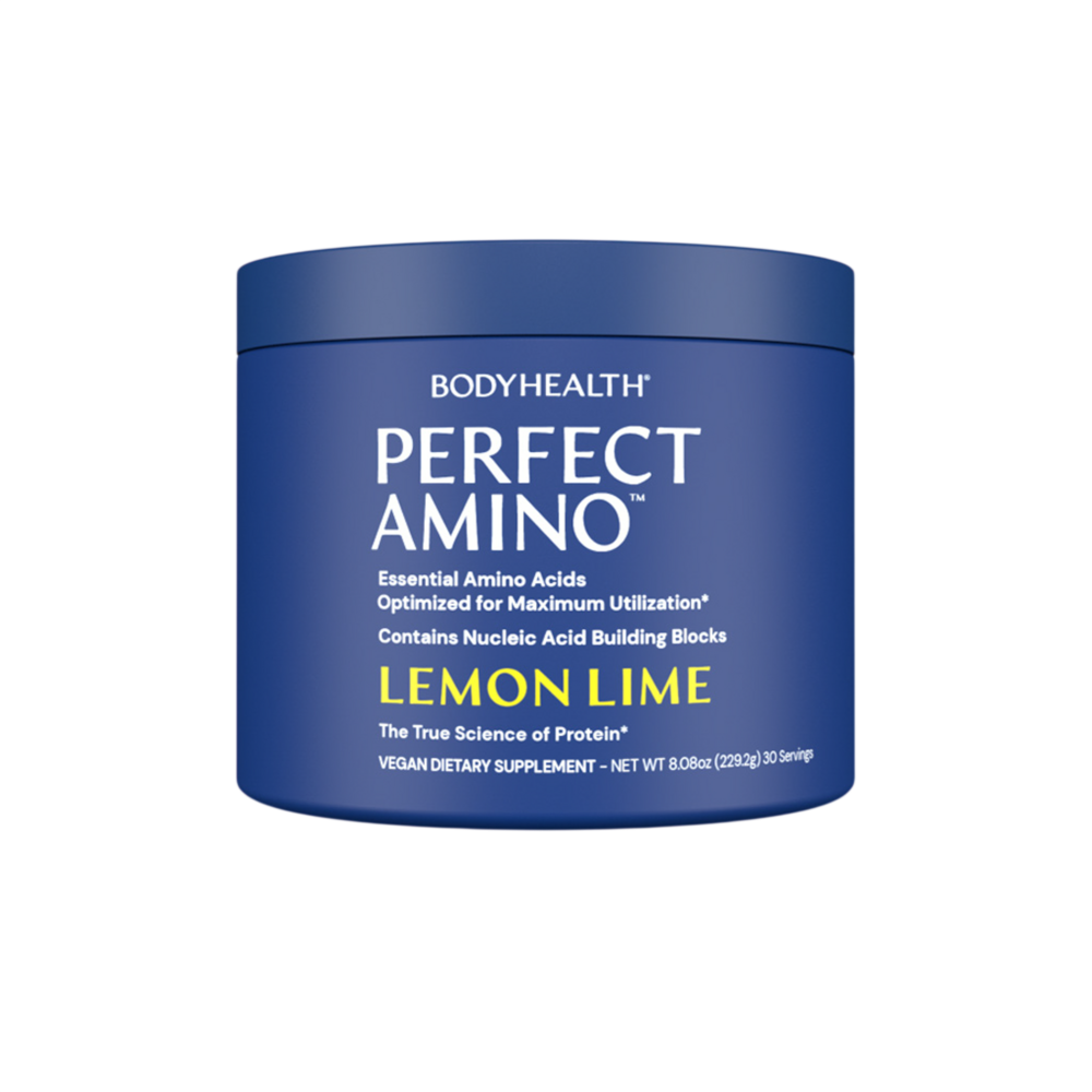 BodyHealth - PerfectAmino Powder, Lemon Lime 240 Grams