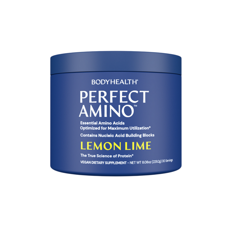BodyHealth - PerfectAmino Powder, Lemon Lime 240 Grams