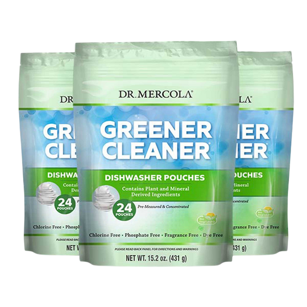 Dr. Mercola Premium Products - Greener Cleaner® Dishwasher Pouches