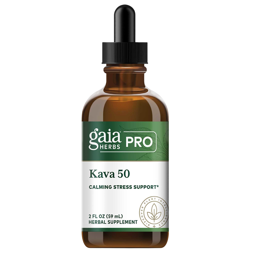 Gaia Herbs Pro - Kava 50 59 Milliliters
