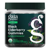 Gaia Herbs - Black Elderberry Extra Strength Gummies
