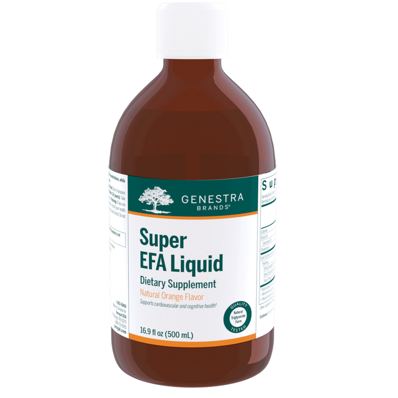 Seroyal/Genestra - Super EFA Liquid, Natural Orange Flavor 500 Milliliter