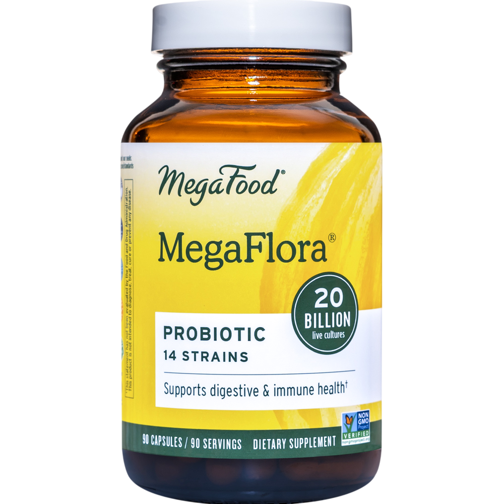 MegaFood - MegaFlora® Probiotic 90 capsules