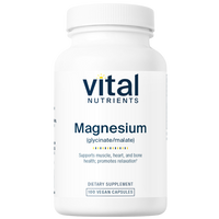 Vital Nutrients - Magnesium (glycinate/malate) 100 capsules