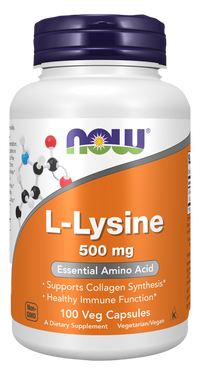 NOW Foods - L-Lysine 500mg 100 capsules