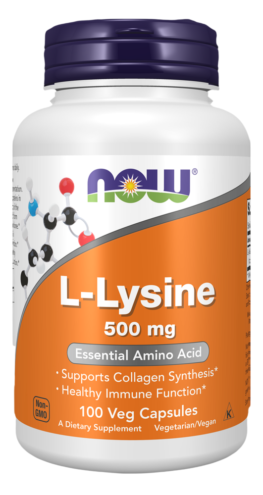 NOW Foods - L-Lysine 500mg 100 capsules
