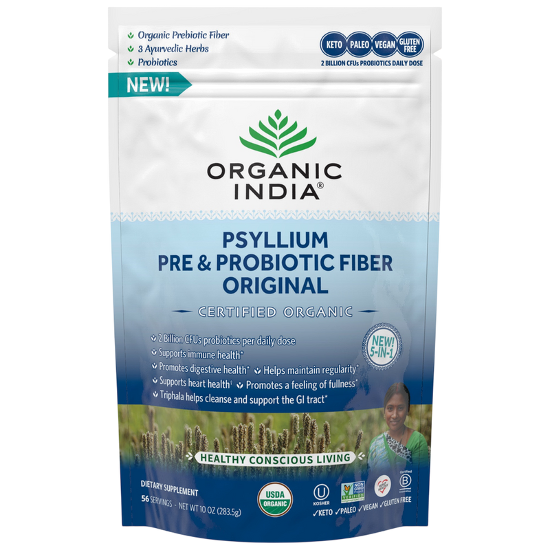Organic India - Psyllium Pre & Probiotic Fiber Original