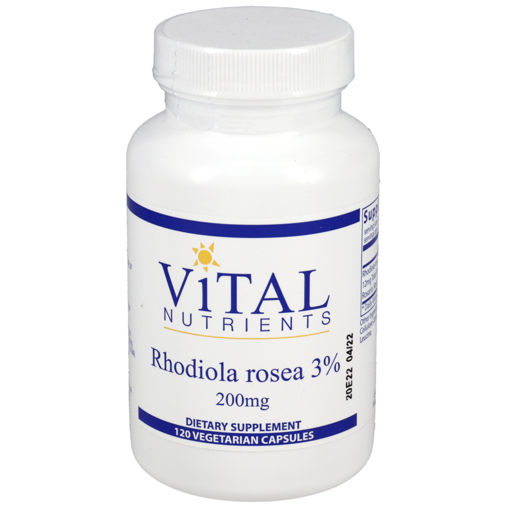 Vital Nutrients - Rhodiola 3% 400mg 120 capsules