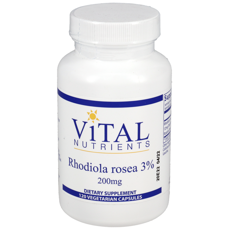 Vital Nutrients - Rhodiola 3% 400mg 120 capsules