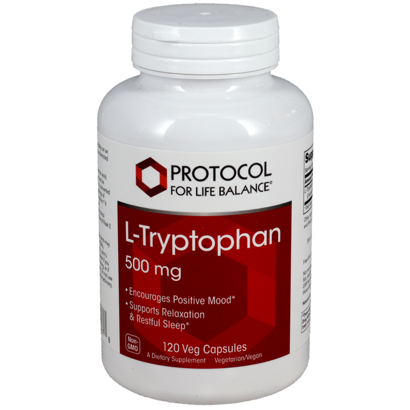 Protocol for Life Balance - L-Tryptophan 500mg 120 capsules