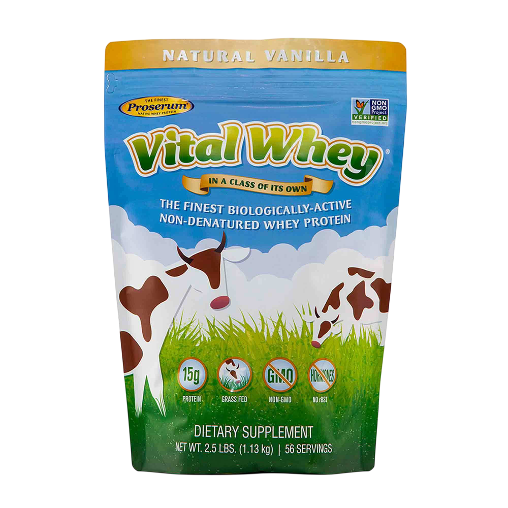 Well Wisdom - Vital Whey®, Vanilla Grass Fed Whey Protein