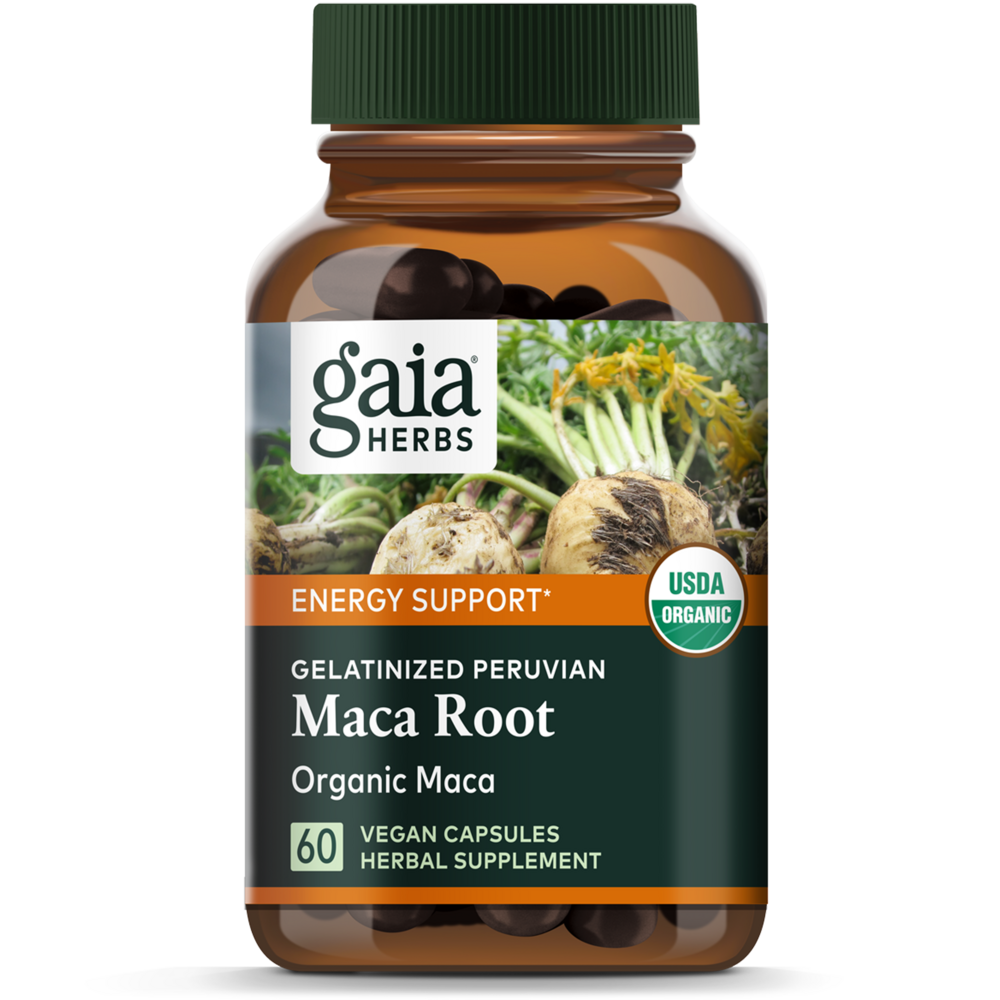 Gaia Herbs - Maca Root (Organic) 500mg Capsules