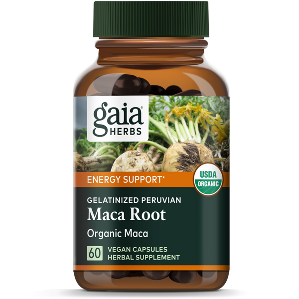 Gaia Herbs - Maca Root (Organic) 500mg Capsules