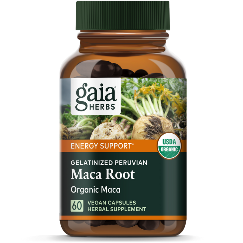 Gaia Herbs - Maca Root (Organic) 500mg Capsules