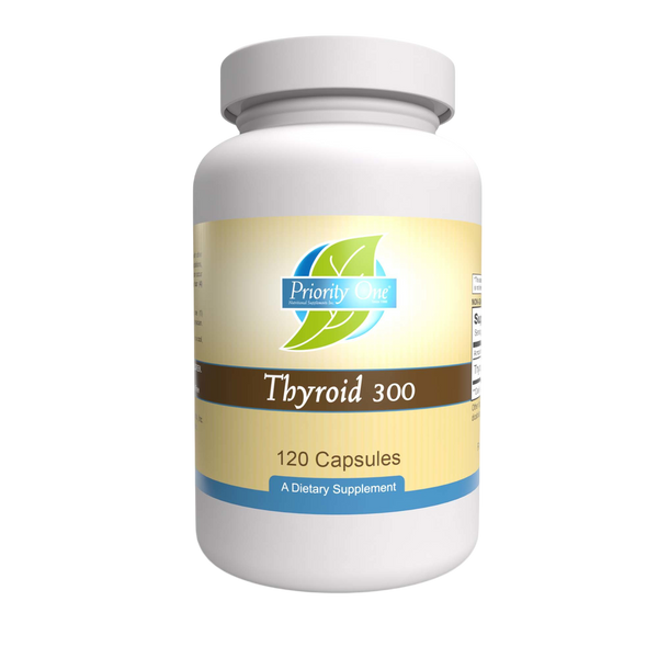 Priority One - Thyroid 300mg 120 capsules