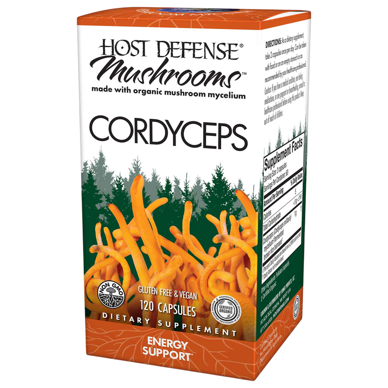 Host Defense - Cordyceps (Cordyceps Militaris) 120 capsules