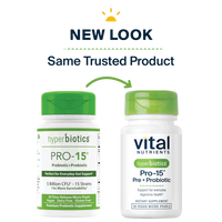 Vital Nutrients - Hyperbiotics Pro-15 Pre + Probiotic 30 pearls