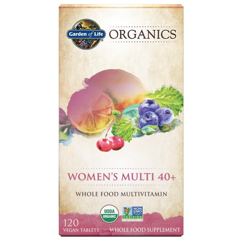 Garden of Life - Organics Womens Multi 40+ 120 tablets