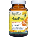 MegaFood - MegaFlora® Probiotic with Turmeric — view 1
