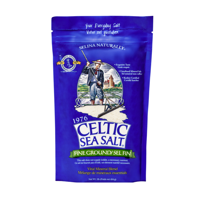 Celtic Sea Salt® Fine Ground Half Pound Bag