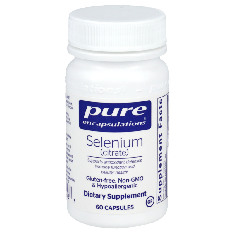 Pure Encapsulations - Selenium (Citrate) 60 capsules