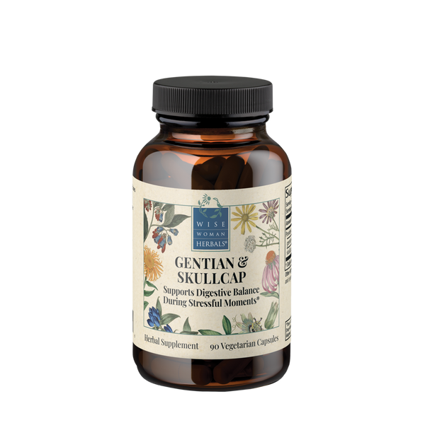 Wise Woman Herbals - Gentian and Skullcap Capsules
