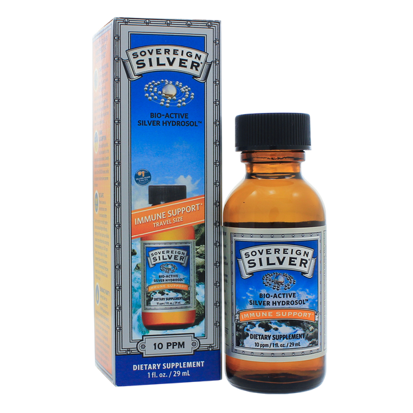 Sovereign Silver - Bio-Active Silver Hydrosol Immune Screw Top 29 Milliliters