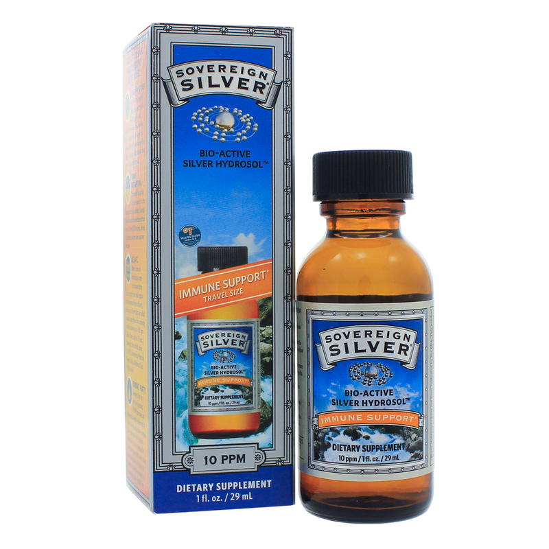 Sovereign Silver - Bio-Active Silver Hydrosol Immune Screw Top 29 Milliliters