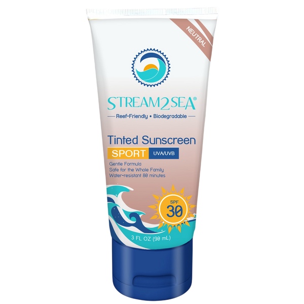 Stream2Sea - EcoTinted Sunscreen for Face & Body Spor