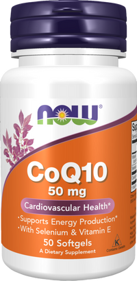 NOW Foods - CoQ10 50mg 50 Softgels