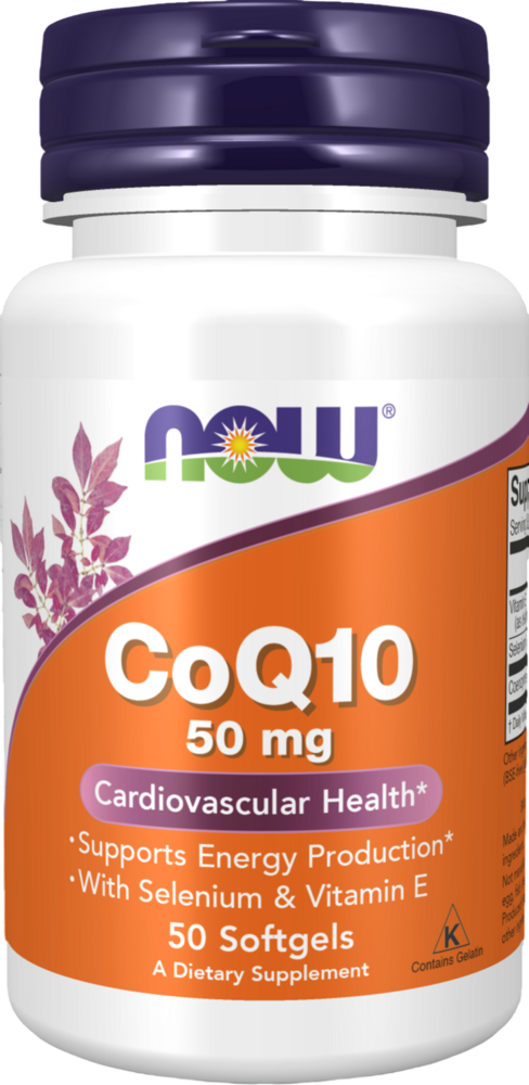 NOW Foods - CoQ10 50mg 50 Softgels