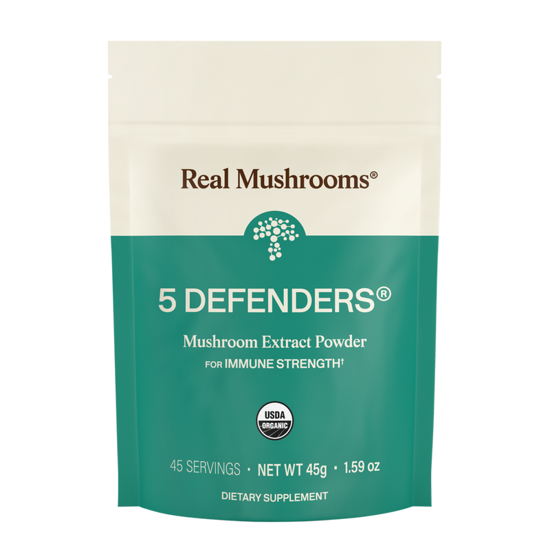 Real Mushrooms - 5 Defenders™ Mushroom Extract Blend Powder