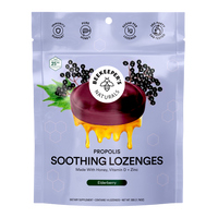 Beekeeper's Naturals - B. Soothed Elderberry Lozenges