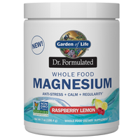 Garden of Life - Dr. Formulated Whole Food Magnesium Raspberry-Lemon 198.4 Grams