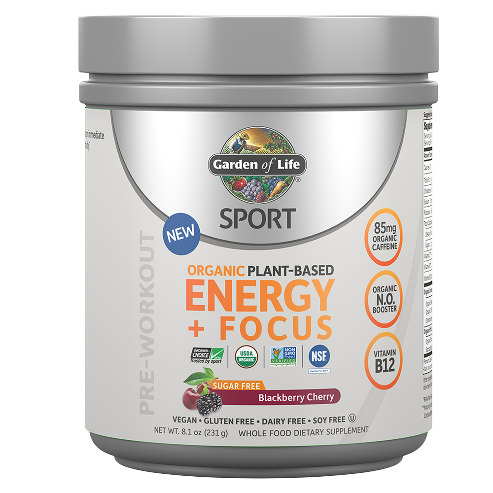 Garden of Life Sport - SPORT Organic Energy + Focus SF Blackberry Cherry