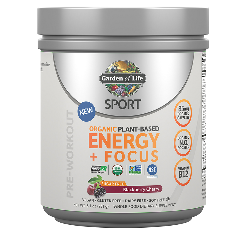 Garden of Life Sport - SPORT Organic Energy + Focus SF Blackberry Cherry
