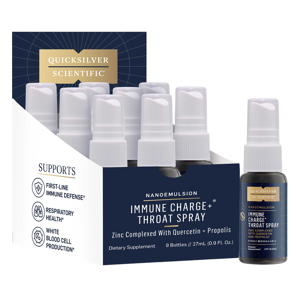 Quicksilver Scientific - Immune Charge+ Throat Spray 9 Count