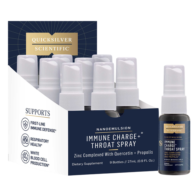 Quicksilver Scientific - Immune Charge+ Throat Spray 9 Count