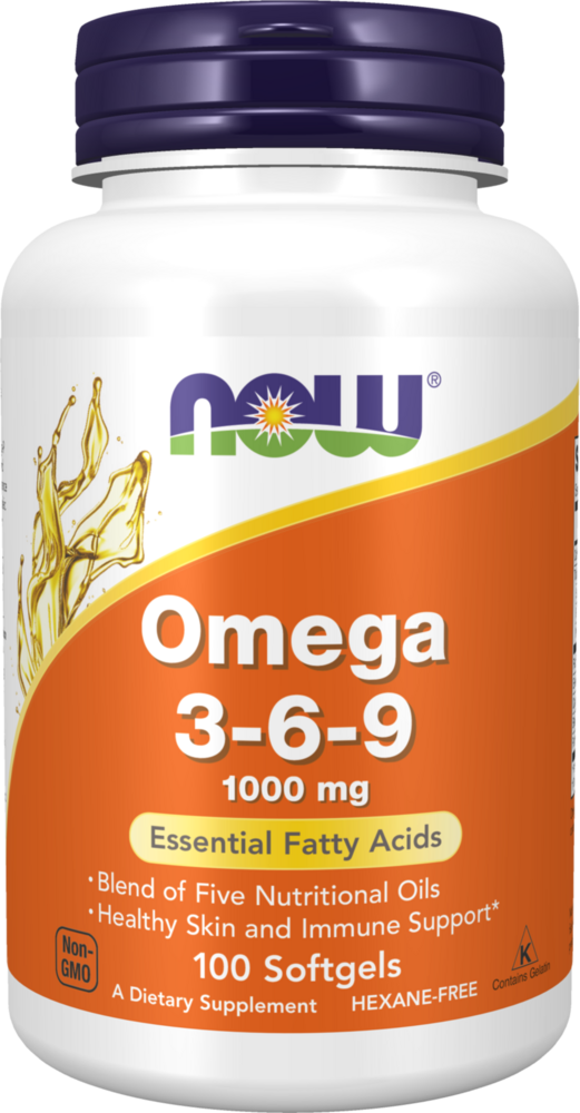 NOW Foods - Omega 3-6-9 1000mg 100 Softgels