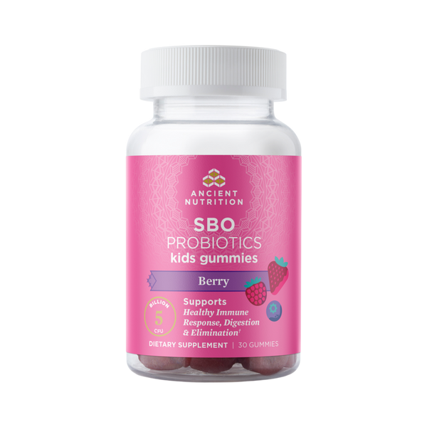 Ancient Nutrition - SBO KIDS Probiotic Gummies, Berry