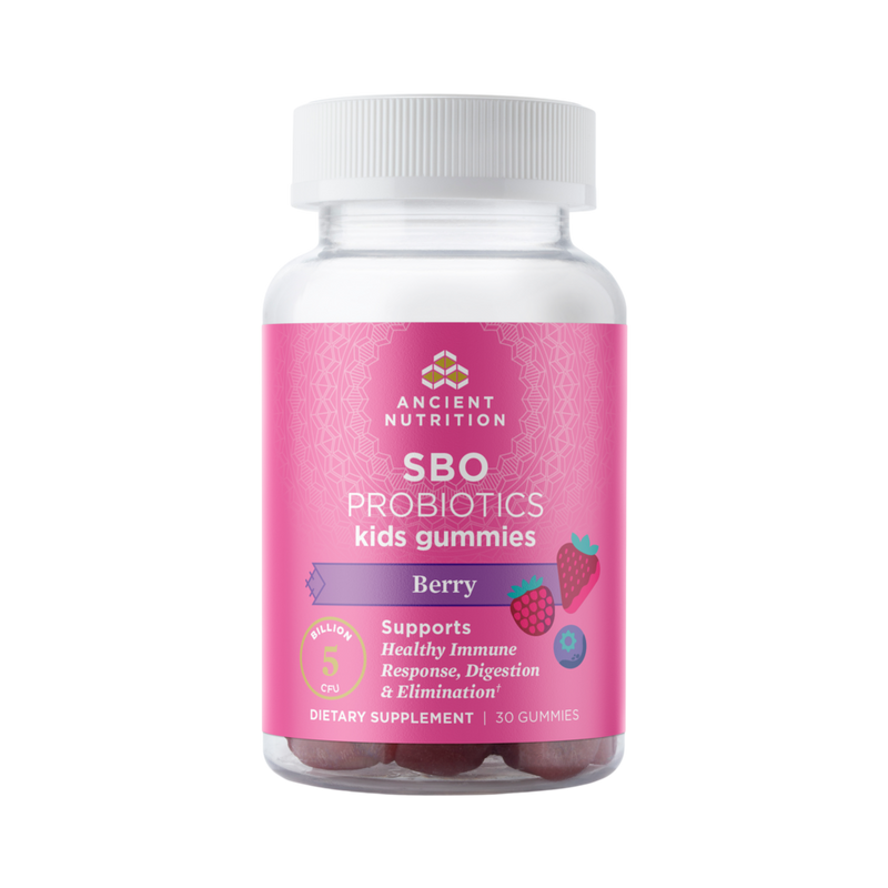 Ancient Nutrition - SBO KIDS Probiotic Gummies, Berry